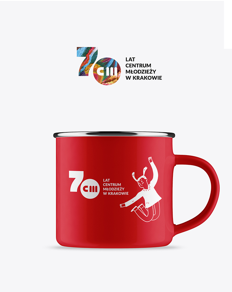 70 lecie Centrum Młodzieży | logotyp